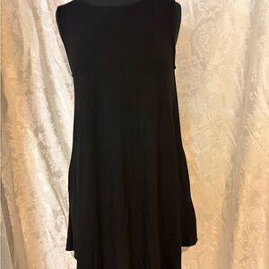 Zenana Outfitters Black Sleeveless Swing Mini Dress